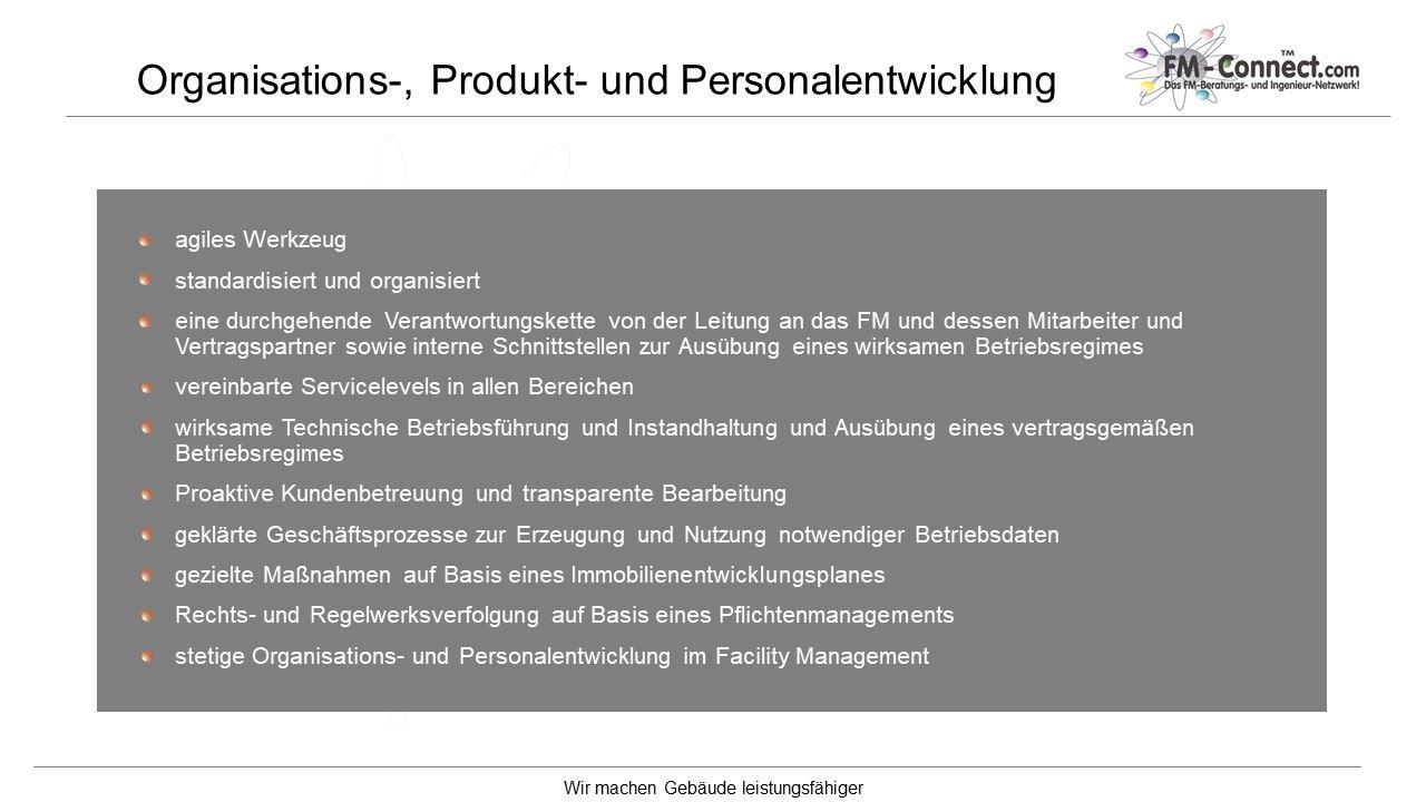 Produkt und Personalentwicklung